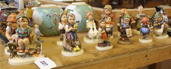 12 Hummel figures